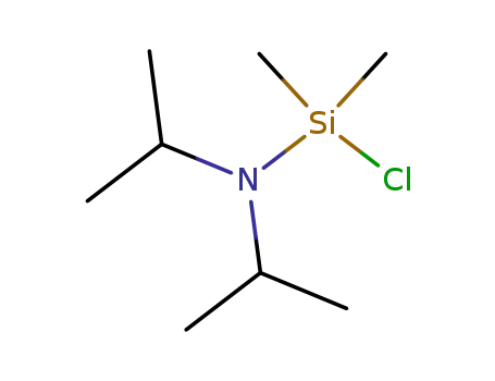 Molecular Structure of 6026-08-0 (CHLORO(DIISOPROPYLAMINO)DIMETHYLSILANE, 97)