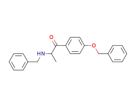 1-Propanone, 1-[4-(phenylmethoxy)phenyl]-2-[(phenylmethyl)amino]-