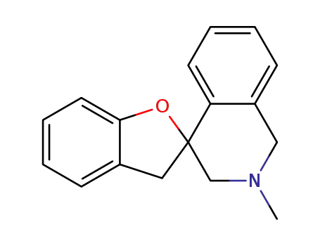 Molecular Structure of 86485-18-9 (2'-methyl-2',3'-dihydrospiro<benzofuran-2(3H),4'(1'H)-isoquinoline>)