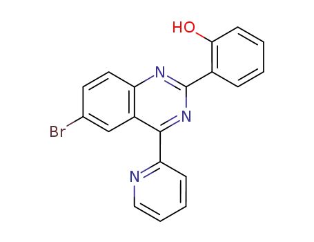 Molecular Structure of 82562-62-7 (2-(6-Bromo-4-pyridin-2-yl-quinazolin-2-yl)-phenol)