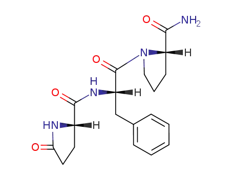 Molecular Structure of 34783-35-2 (pyroglutamyl-phenylalanyl-prolinamide)