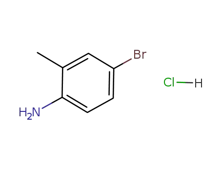 Molecular Structure of 13194-70-2 (4-BROMO-2-METHYLANILINE HYDROCHLORIDE)