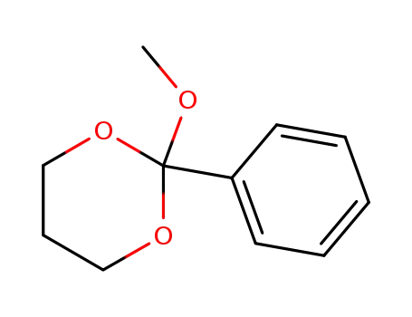 Molecular Structure of 76109-82-5 (1,3-Dioxane,2-methoxy-2-phenyl-(9CI))