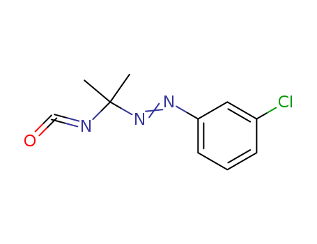 Molecular Structure of 105122-05-2 (Diazene, (3-chlorophenyl)(1-isocyanato-1-methylethyl)-)