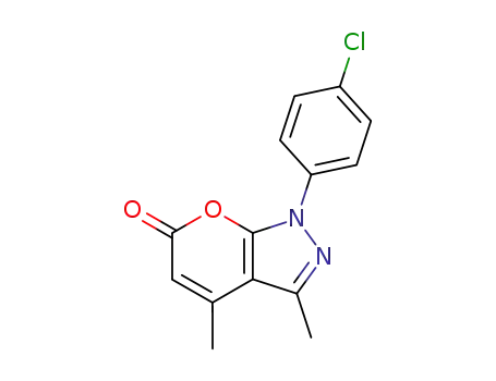 1-(4-chlorophenyl)-3,4-dimethyl-Pyrano[2,3-c]pyrazol-6(1H)-one