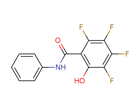 Molecular Structure of 114546-82-6 (Benzamide, 2,3,4,5-tetrafluoro-6-hydroxy-N-phenyl-)