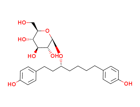 104109-45-7,b-D-Glucopyranoside,(1R)-5-(4-hydroxyphenyl)-1-[2-(4-hydroxyphenyl)ethyl]pentyl,b-D-Glucopyranoside,5-(4-hydroxyphenyl)-1-[2-(4-hydroxyphenyl)ethyl]pentyl, (R)-; Aceroside VII