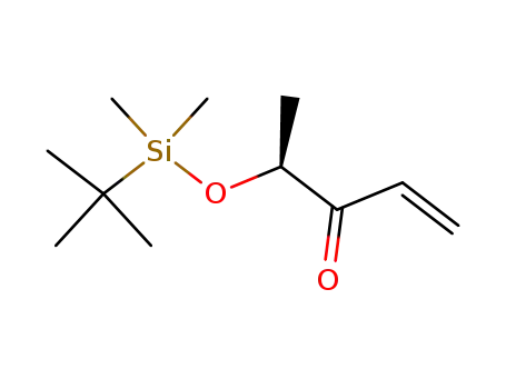 Molecular Structure of 144193-95-3 (4-([tert-Butyl(dimethyl)silyl]oxy)-1-penten-3-one)
