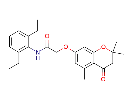 N-(2,6-Diethyl-phenyl)-2-(2,2,5-trimethyl-4-oxo-chroman-7-yloxy)-acetamide