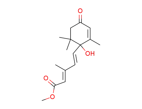 (1'S,2E,4E)-5-(1'-Hydroxy-2',6',6'-trimethyl-4'-oxo-2'-cyclohexenyl)-3-methyl-2,4-pentadiensaeure-methylester