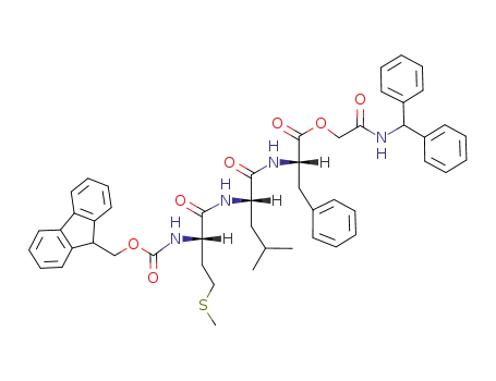 Molecular Structure of 119706-25-1 (Fmoc-Met-Leu-Phe-OBg)