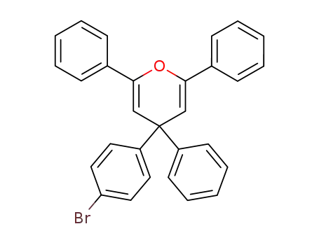 Molecular Structure of 125889-69-2 (4H-Pyran, 4-(4-bromophenyl)-2,4,6-triphenyl-)