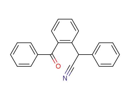 Molecular Structure of 127667-32-7 (2-(2-BENZOYLPHENYL)-2-PHENYLACETONITRILE)