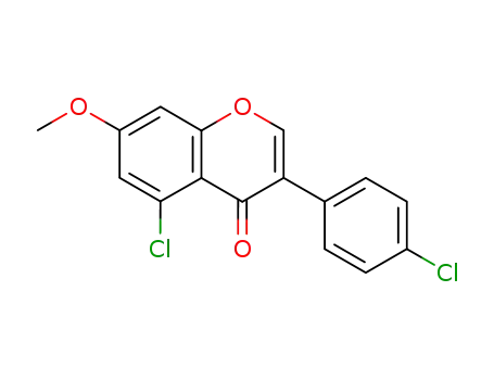 4H-1-Benzopyran-4-one, 5-chloro-3-(4-chlorophenyl)-7-methoxy-