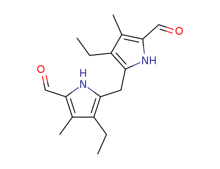1H-Pyrrole-2-carboxaldehyde, 5,5'-methylenebis[4-ethyl-3-methyl-