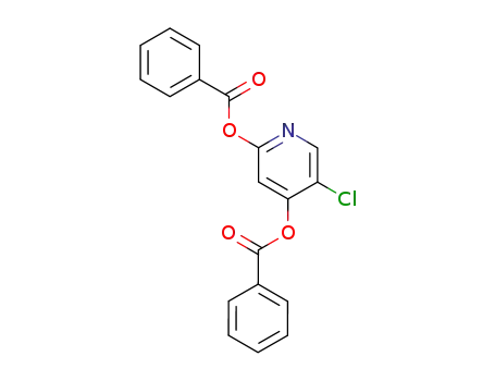 Molecular Structure of 103815-09-4 (2,4-dibenzoyloxy-5-chloropyridine)