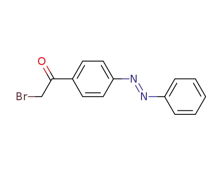 Molecular Structure of 62625-24-5 (4-PHENYLAZOPHENACYL BROMIDE)