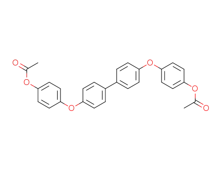 Molecular Structure of 133387-21-0 (Phenol, 4,4'-[[1,1'-biphenyl]-4,4'-diylbis(oxy)]bis-, diacetate)
