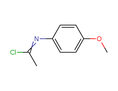 Ethanimidoyl chloride, N-(4-methoxyphenyl)-
