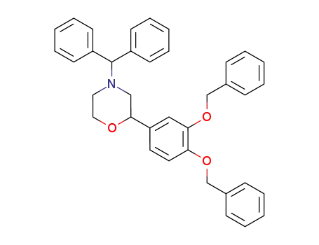 4-Benzhydryl-2-(3,4-bis-benzyloxy-phenyl)-morpholine