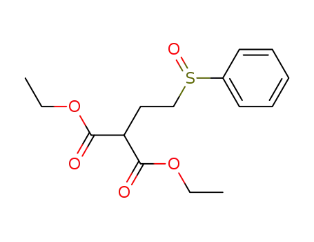2-(2-Benzenesulfinyl-ethyl)-malonic acid diethyl ester