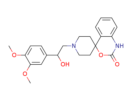 85732-25-8,Spiro(4H-3,1-benzoxazine-4,4-piperidin)-2(1H)-one, 1-(2-(3,4-dimethoxyphenyl)-2-hydroxyethyl)-,