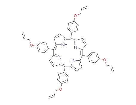 Molecular Structure of 106456-81-9 (5 10 15 20-TETRAKIS(4-(ALLYLOXY)PHENYL)&)