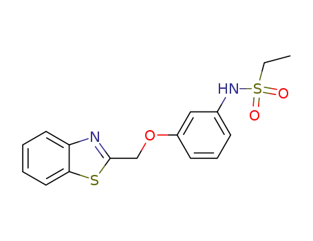Ethanesulfonamide, N-[3-(2-benzothiazolylmethoxy)phenyl]-