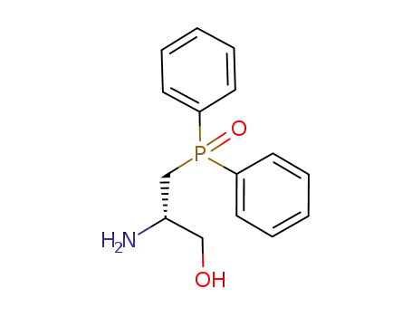 Molecular Structure of 943599-11-9 ((2S)-2-amino-3-(diphenylphosphoryl)-propan-1-ol)