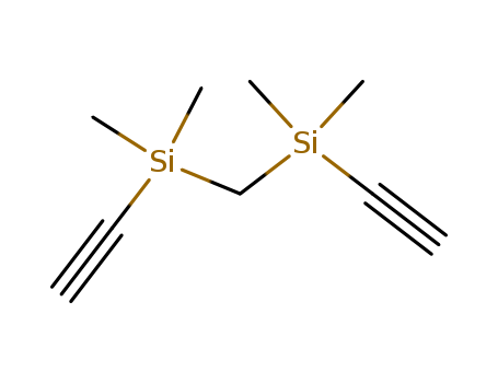 Molecular Structure of 6984-09-4 (Silane, methylenebis[ethynyldimethyl-)