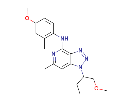 1H-1,2,3-Triazolo[4,5-c]pyridin-4-amine, N-(4-methoxy-2-methylphenyl)-1-[1-(methoxymethyl)propyl]-6-methyl-
