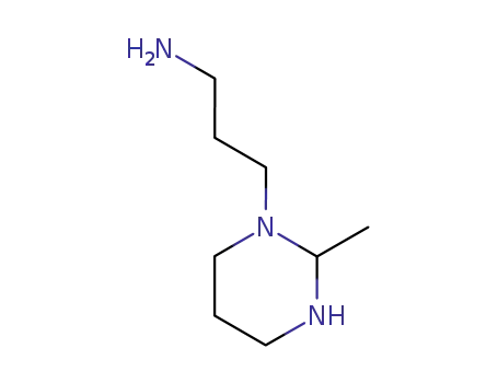 Molecular Structure of 121379-43-9 (1(2H)-Pyrimidinepropanamine, tetrahydro-2-methyl-)