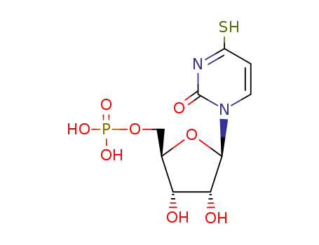 Molecular Structure of 4145-46-4 (4-THIO-UMP DISODIUM SALT)