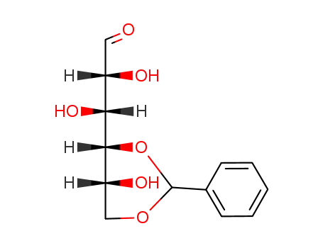 Molecular Structure of 30688-66-5 (4,6-O-BENZYLIDENE-D-GLUCOPYRANOSE)