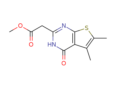 Thieno[2,3-d]pyriMidine-2-aceticacid, 1,4-dihydro-5,6-diMethyl-4-oxo-, Methyl ester