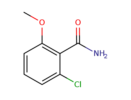 Molecular Structure of 107485-43-8 (2-Chloro-6-methoxybenzamide)