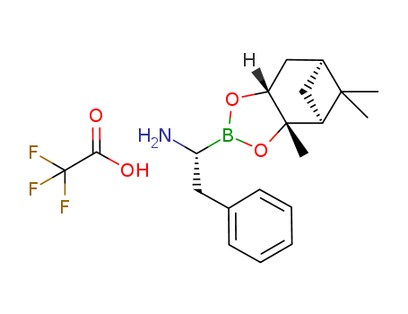 (3aS,4S,6S,7aR)-Hexahydro-3a,5,5-trimethyl-alpha-(phenylmethyl)-4,6-methano-1,3,2-benzodioxaborole-2-methanamine trifluoroacetate