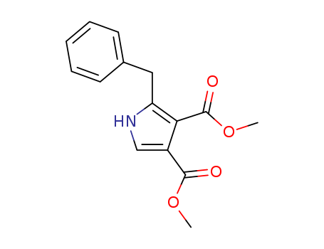 106762-00-9,dimethyl 2-benzyl-1H-pyrrole-3,4-dicarboxylate,1H-Pyrrole-3,4-dicarboxylicacid, 2-(phenylmethyl)-, dimethyl ester (9CI)