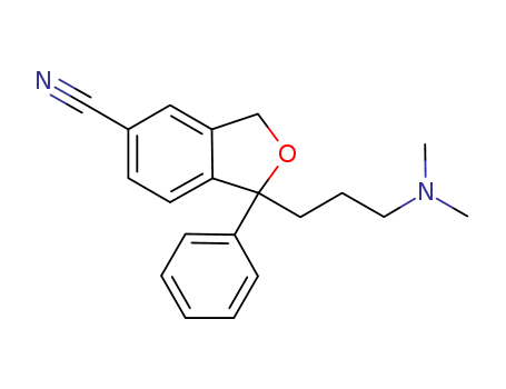 1-(3-dimethylamino-propyl)-1-phenyl-1,3-dihydro-isobenzofuran-5-carbonitrile