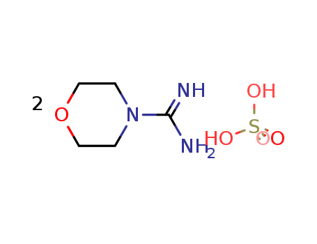 N-Carboxyamidinomorpholine hemisulfate, morpholine-4-carboximidamide sulfate, morpholine-4-carboxamidine; sulfate, Morpholin-4-carbamidin; Sulfat