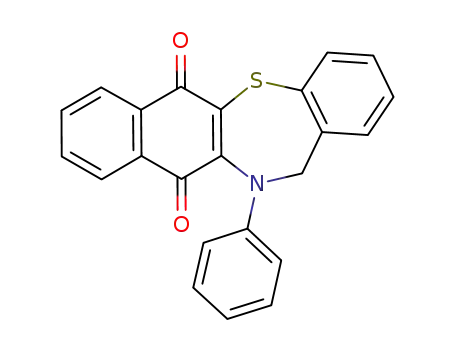 12-phenyl-12,13-dihydrobenzo[f]naphtho[2,3-b][1,4]thiazepine-6,11-dione