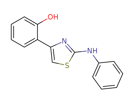 Molecular Structure of 310430-56-9 (2-(2-(phenylamino)thiazol-4-yl)phenol)