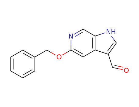 5-BENZYLOXY-1H-PYRROLO(2,3-C)PYRIDINE-3- CARBOXALDEHYDE, 97