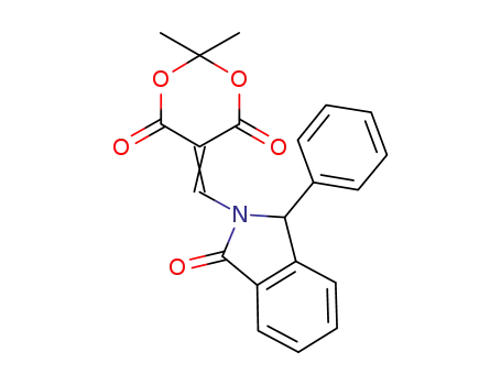 5-(1H-2,3-dihydro-1-oxo-3-phenylisoindol-2-yl)methylene-2,2-dimethyl-1,3-dioxane-4,6-dione