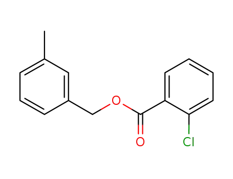 Molecular Structure of 1070881-30-9 (3-methylbenzyl 2'-chlorolbenzoate)