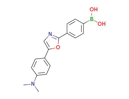 Boronic acid, [4-[5-[4-(dimethylamino)phenyl]-2-oxazolyl]phenyl]-(9CI)                                                                                                                                  