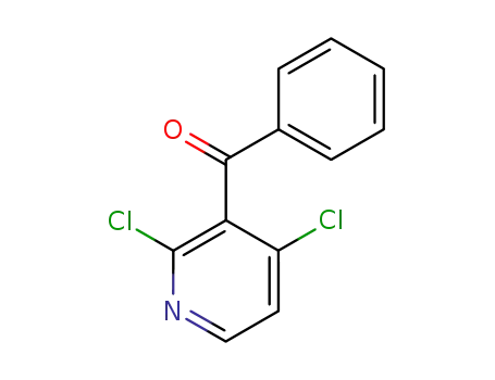 Molecular Structure of 134031-25-7 ((2,4-Dichloropyridin-3-yl)(phenyl)methanone)