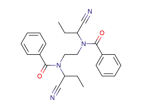 2,2'-(1,2-Ethanediyl(N,N'-dibenzoyl)diimino)bis-butanenitrile