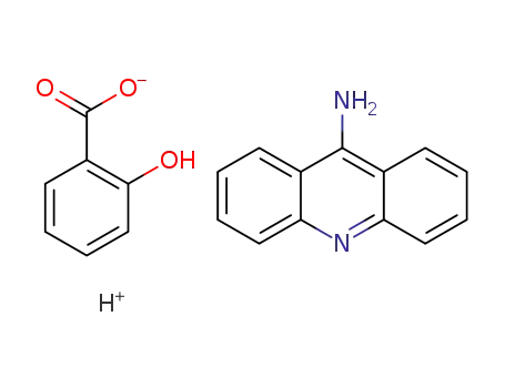 Molecular Structure of 109653-41-0 (9-aminoacridiniun salicylate)