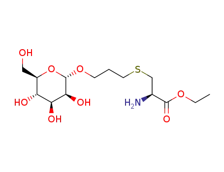 Molecular Structure of 1259301-27-3 (S-[3-(α-D-mannopyranosyloxy)propyl]-L-cysteine ethyl ester)